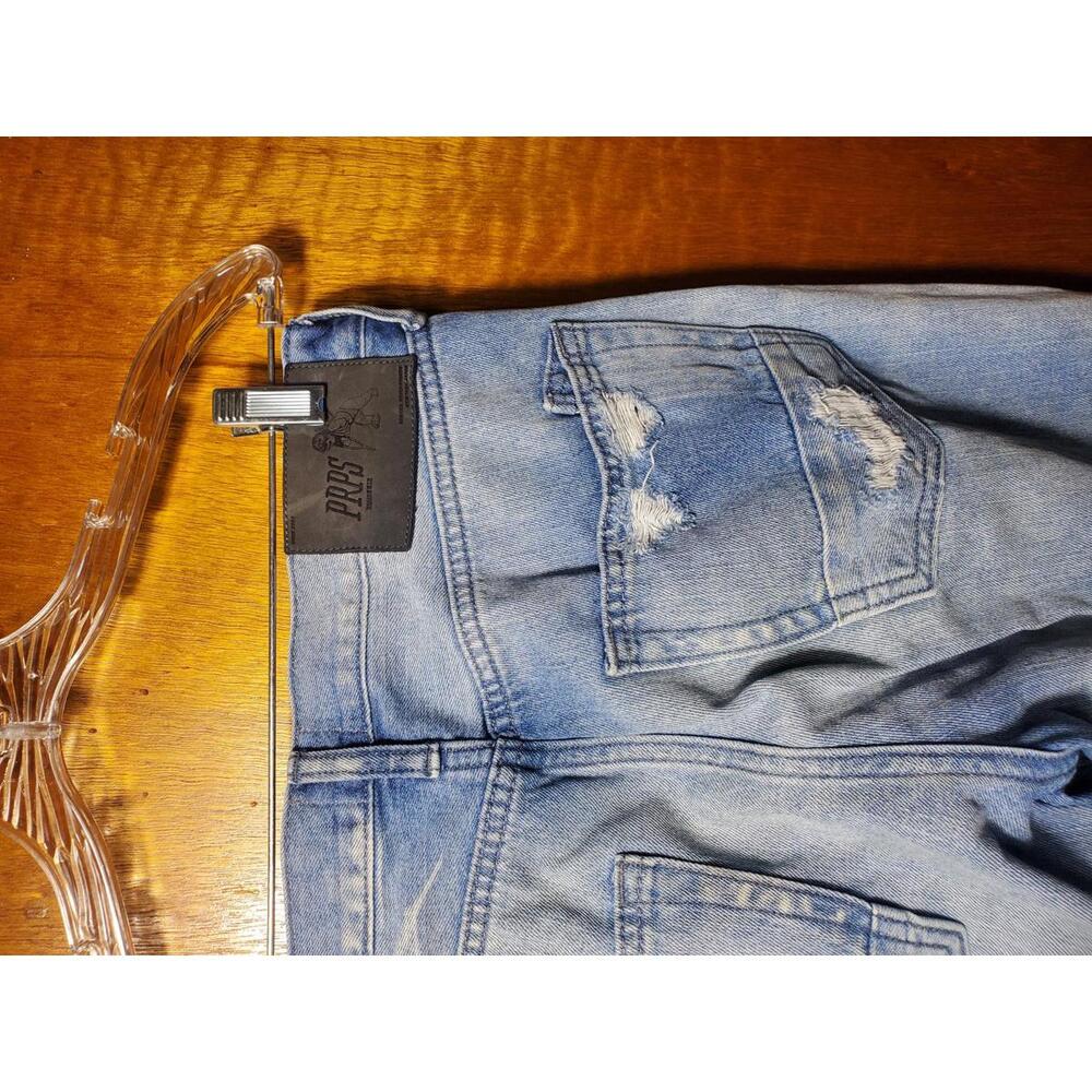 Women’s Distressed Blue PRPS Jeans Size 30x32 - Picture 3 of 8